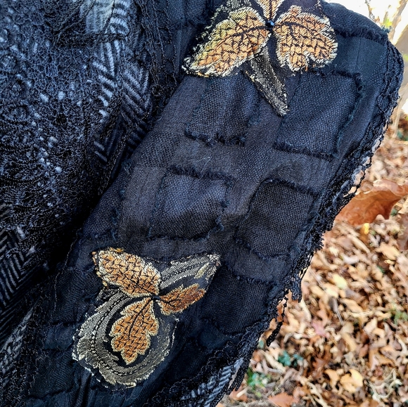 Upcycled Boho Scarf/Wrap - Picture 8 of 16